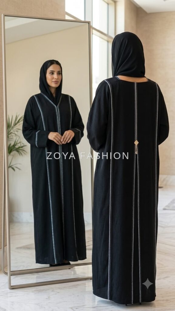 Black Nida Abaya