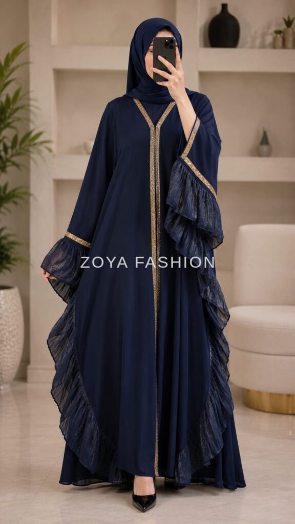Navy Blue Abaya