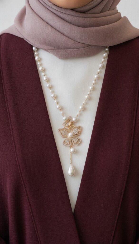 Butterfly Pearl Y-Necklace