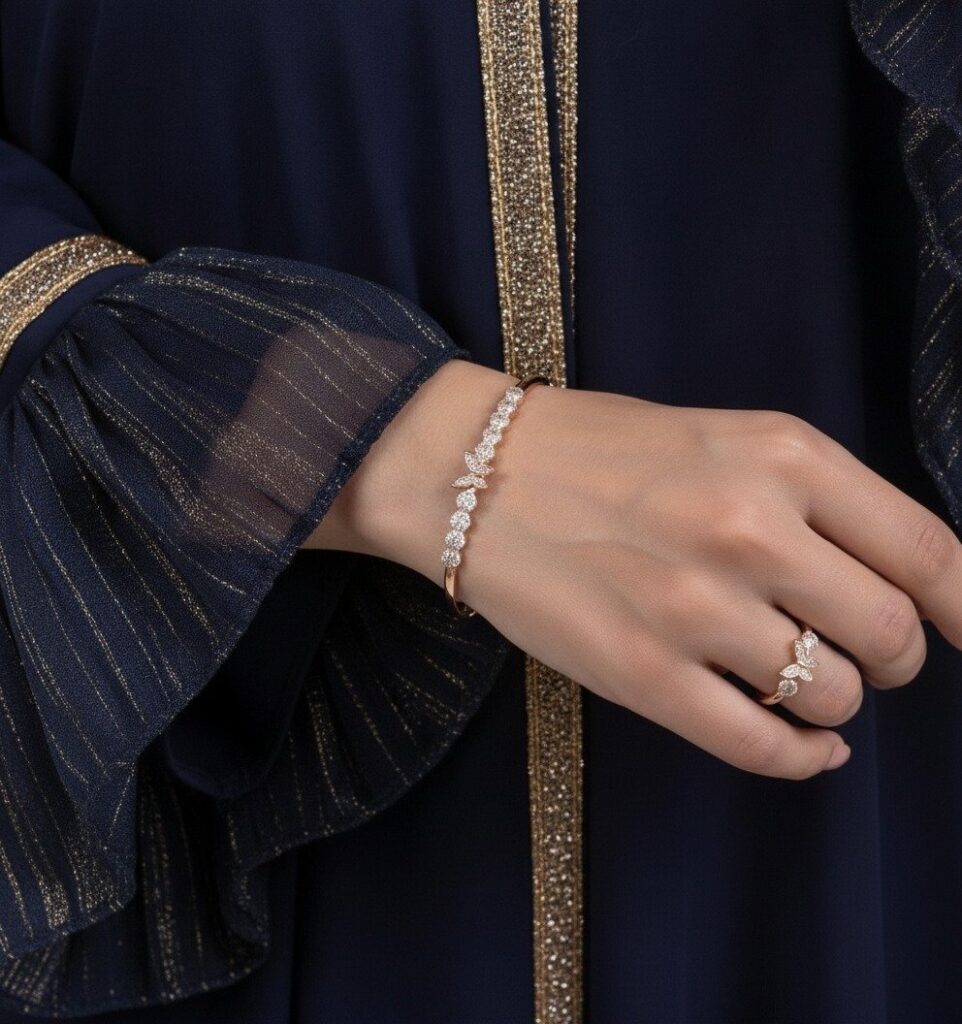 Crystal Pavé Bangle & Ring Set