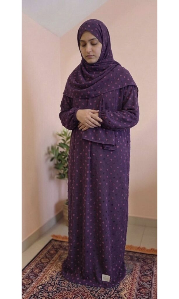 Purple Polka Dot Prayer Dress