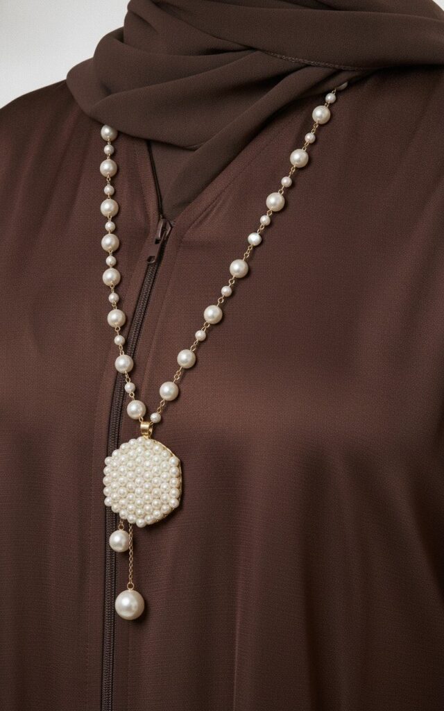 Pearl Medallion Y-Necklace